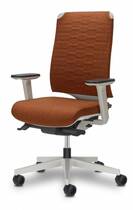 Leaf C2C bureaustoel met geometrisch patroon