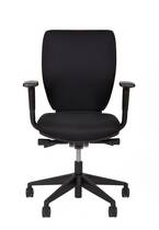 Bureaustoel NPro 20 met zwarte bekleding