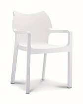 Stapelbare kunststof stoel Diva