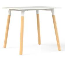 Corner tafel met houten poten