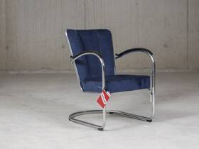 Gispen 412 fauteuil donker blauw