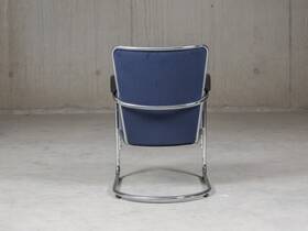 Gispen 412 Manchester ribstof donkerblauw