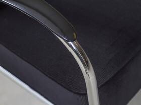 Gispen AA zwart rib detail