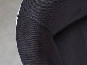 Gispen AA zwart rib detail