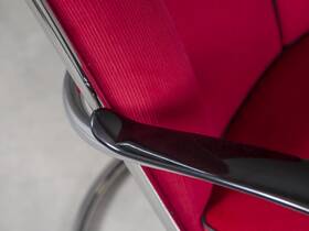 Gispen 412S fel rood detail