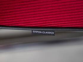 Gispen 412S fel rood detail