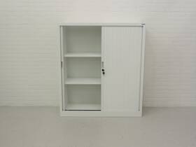 Roldeurkast 135 wit detail