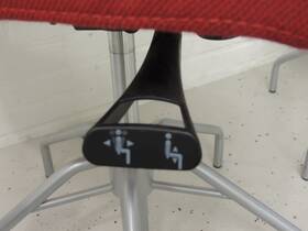 RH Session stoel rood