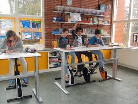 Deskbike LKV - ook op school