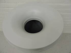 Prullenbak 110 L grijs detail