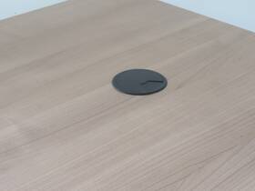 Gispen vergadertafel met doorvoermanchet