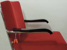 Gispen Today 411F armlegger Zwart bakeliet