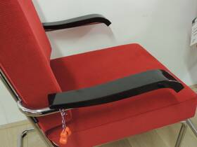 Gispen Today 411F armlegger Zwart bakeliet