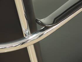 Gispen 412S Zwart leer