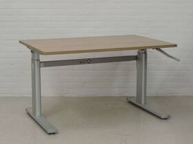 Bureau Er-To-Go 120x80 hoogte verstelbaar d.m.v. slinger