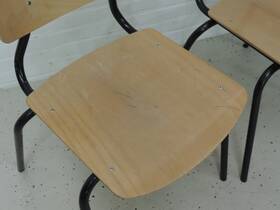 Old school 4 poot stoel