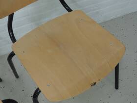 Old school 4 poot stoel