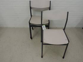 Vandersluis kantinestoel antra/ wit