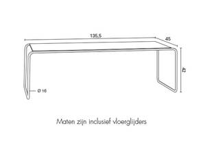 Gispen Today 530 en 531 - afmetingen