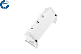 Power Desk Up 2x stroom + 2x USB charger (A/C) wit