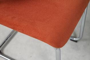 Eetkamerstoel Gispen 101H Ribstof Manchester terra