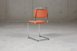 Eetkamerstoel Gispen 101H Ribstof Manchester terra