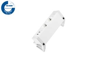 Power Desk Up 2x stroom + 2x USB charger wit