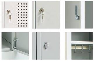 Detail sloten garderobekast