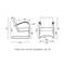 Gispen 412 fauteuil afmetingen