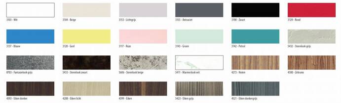 Bladkleuren met levertijd