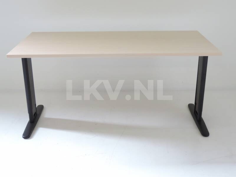 Bureau T-frame 160 ahorn blad