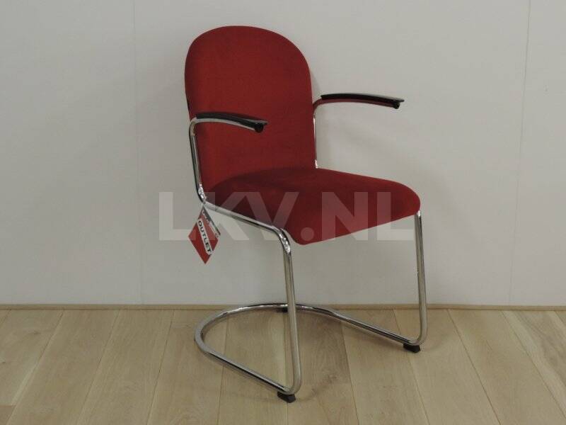 Gispen 413R hoog rood