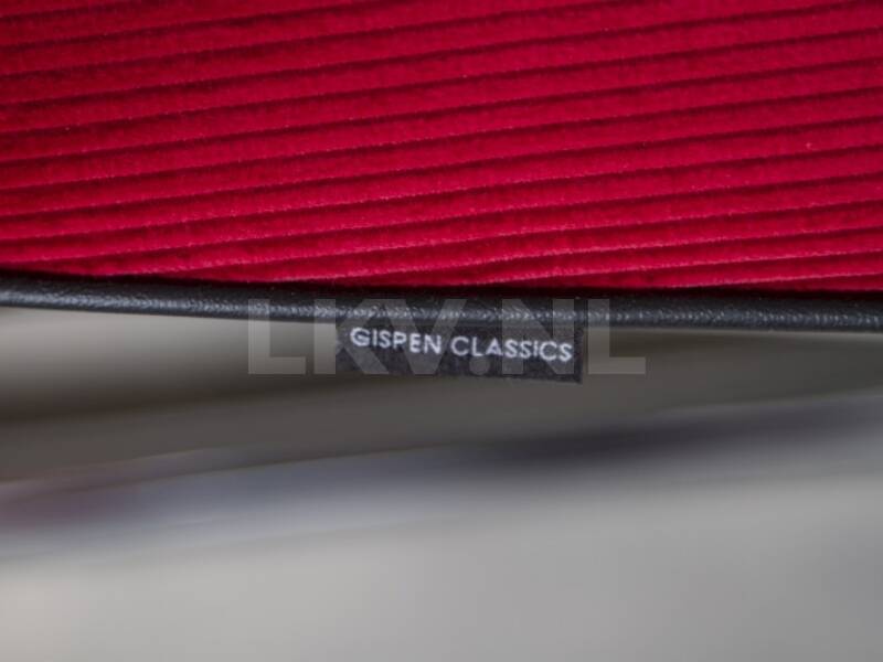 Gispen 412S fel rood detail