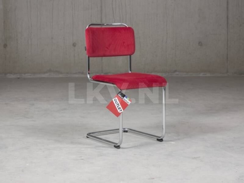 toelage Suradam picknick Eetkamerstoel Gispen 101H rood | LKV