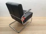 Gispen 405 Zwart leer 2