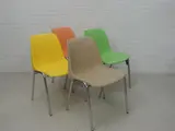 Kuipstoel chroom frame in verschillende kleuren