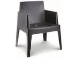 Kuipstoel Box - voor binnen en buiten - Black