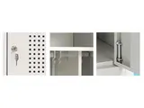 Garderobekast schoon/vuil