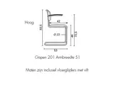 Gispen 201H beuken