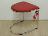 Gispen 412 hocker bordeaux ribstof