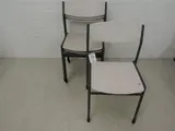 Vandersluis kantinestoel antra/ wit