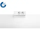 Power Desk Up 2x stroom witPower Desk Up 2x stroom wit