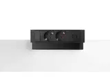 Power Desk Up 2x stroom + 2x USB charger zwart