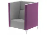 Half-hoge bank Cara Highline, 1-zits element