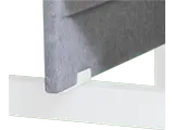 Akoestisch paneel met bladklem