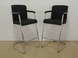 JDB 703b Barkruk Leer zwart