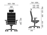 Bureaustoel Sedus mr.24 Leder
