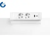 Power Desk Up 2x stroom + 2x USB charger (A/C) wit