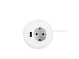 Power Spot met USB charger wit