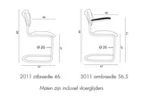 De Wit 3011 zwart afmetingen